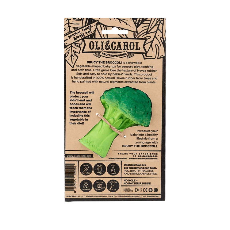 OLI&CAROL. Baby teether - Brucy the Broccoli