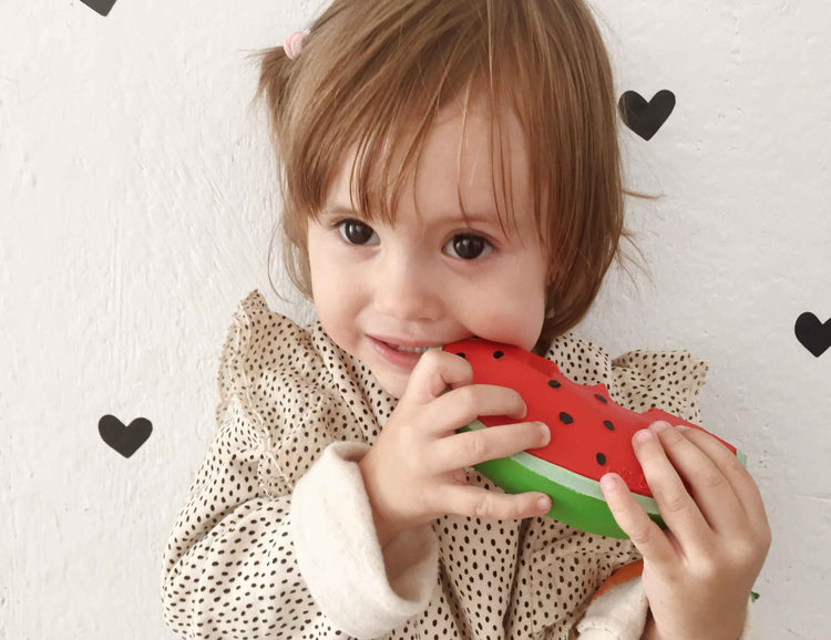 OLI&CAROL. Baby teether - Wally The Watermelon