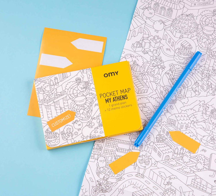 OMY."Athens" pocket map