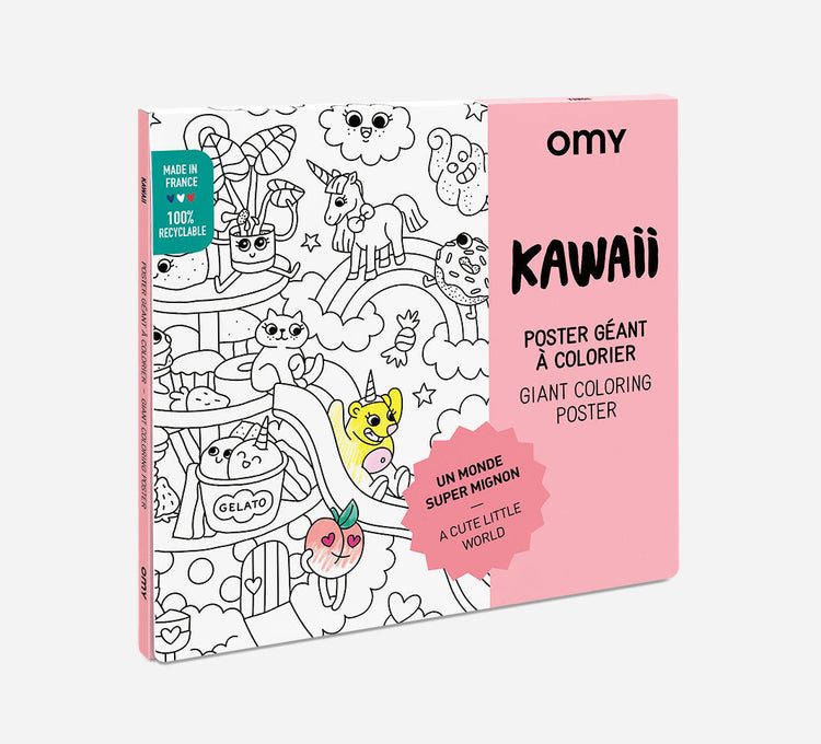 OMY. Kawaii Painting Poster