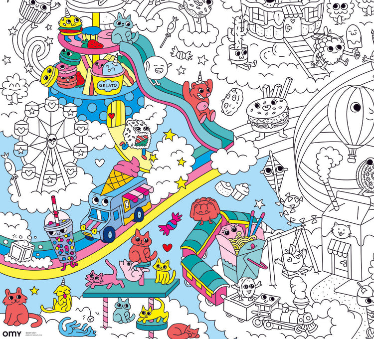 OMY. Kawaii Painting Poster