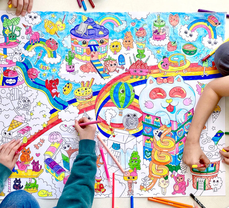 OMY. Kawaii Painting Poster