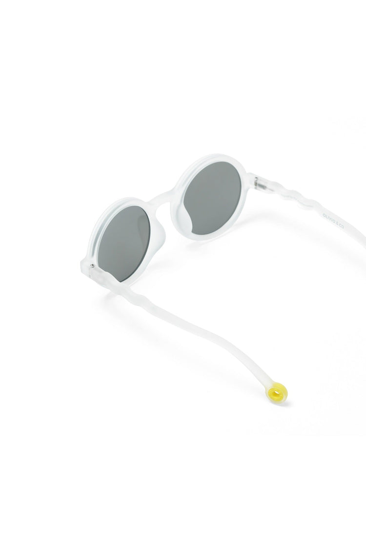 OLIVIO & CO. Junior round sunglasses - Deep Sea Jellyfish White 5-12y