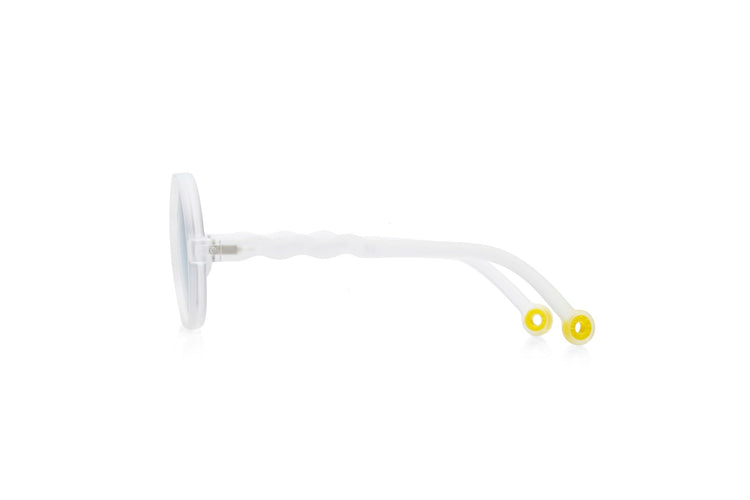 OLIVIO & CO. Junior round sunglasses - Deep Sea Jellyfish White 5-12y