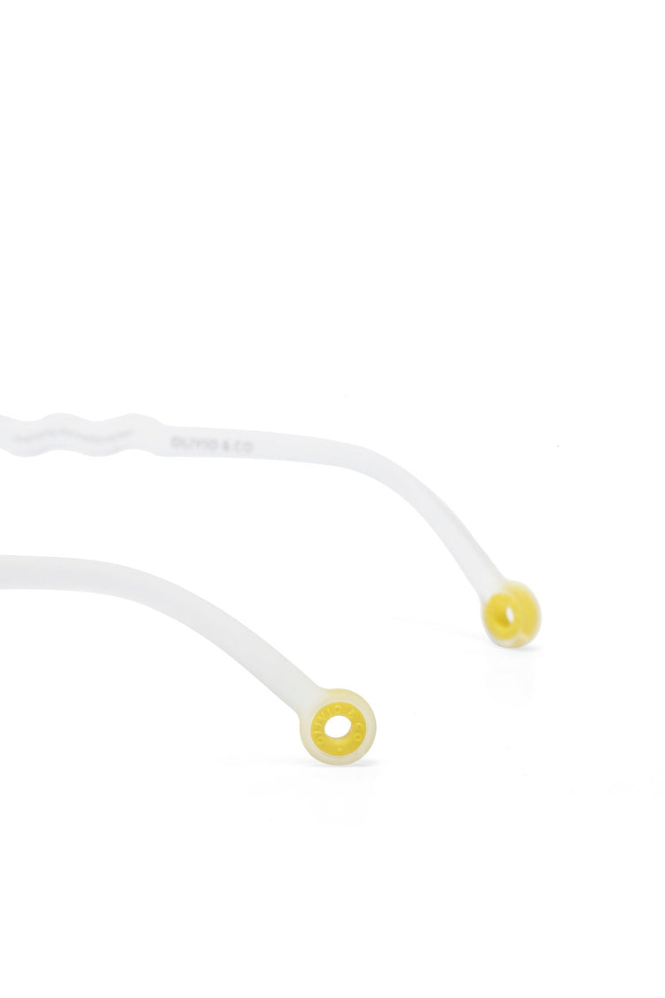 OLIVIO & CO. Junior round sunglasses - Deep Sea Jellyfish White 5-12y