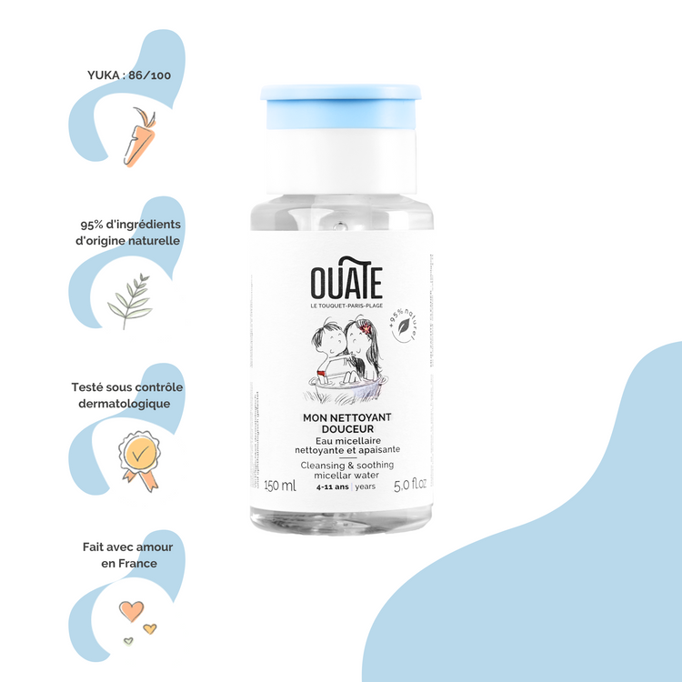 OUATE. MY GENTLE CLEANSER. Παιδικό καθαριστικό προσώπου για παιδιά 4-11 ετών. 150ml