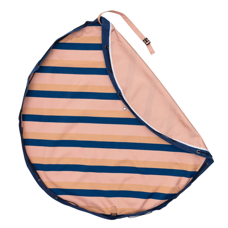PLAY&GO. Χαλάκι παιχνιδιού - τσάντα 2 σε 1. Outdoor Mokka Stripes