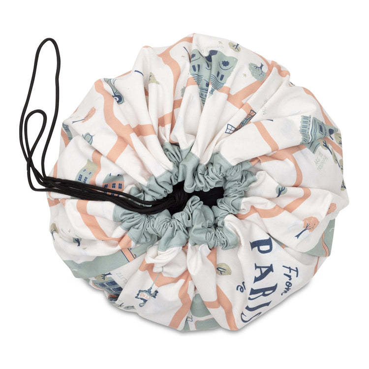 PLAY&GO. 2 in 1 storage bag and playmat. Paris Map