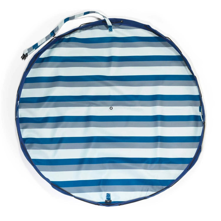 PLAY&GO. Χαλάκι παιχνιδιού - τσάντα 2 σε 1. Outdoor Blue/Green Stripes