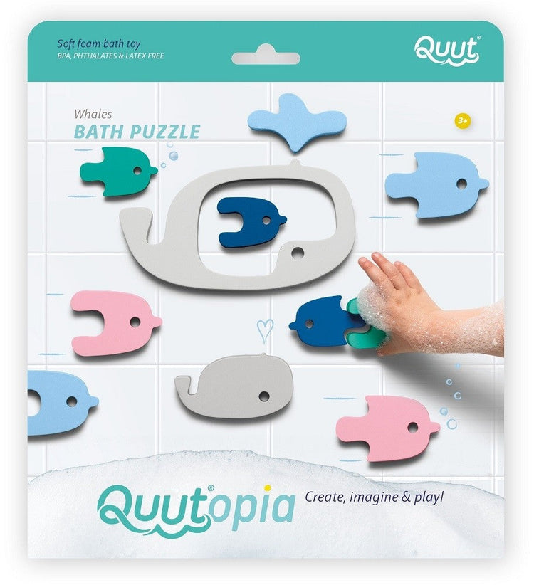 Quut. Bath puzzle - Whale