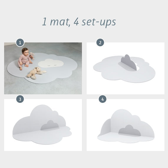 Quut. Playmat Cloud Large – Pearl Grey