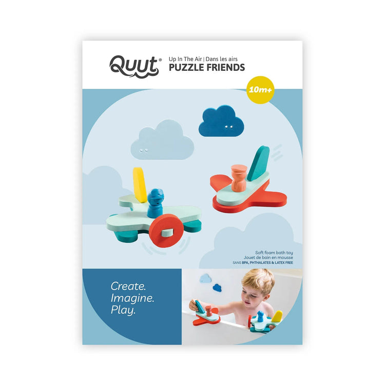 Quut. Παιχνίδι μπάνιου Puzzle Friends "Αεροπλάνα"