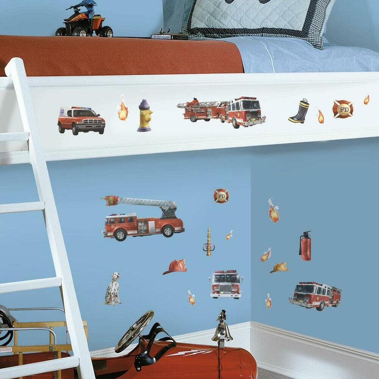 RoomMates. Fire Truck Wall decals.