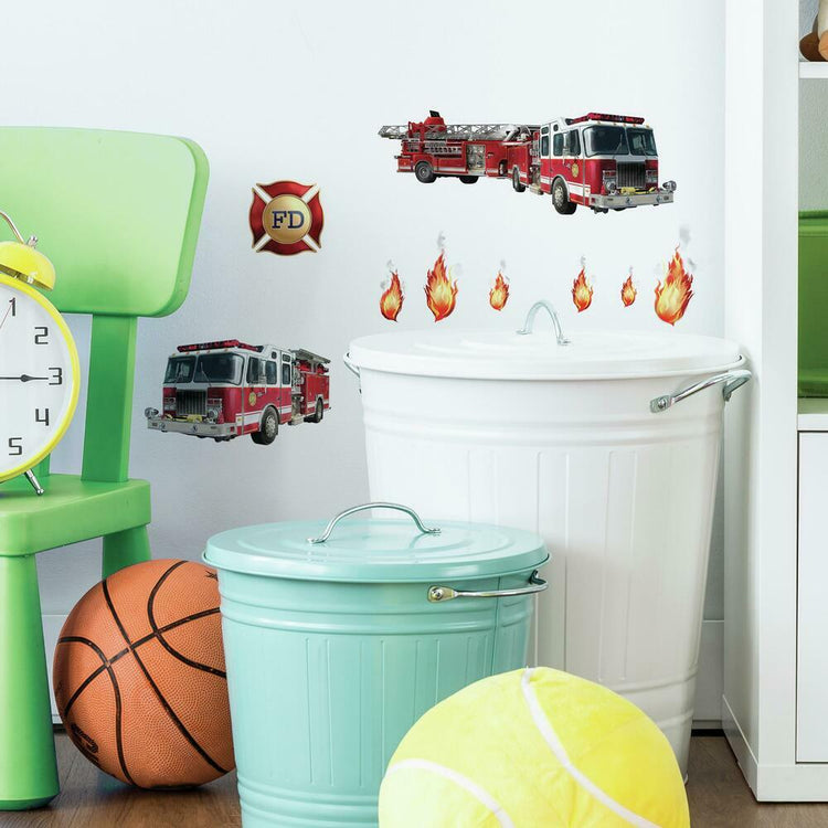 RoomMates. Fire Truck Wall decals.