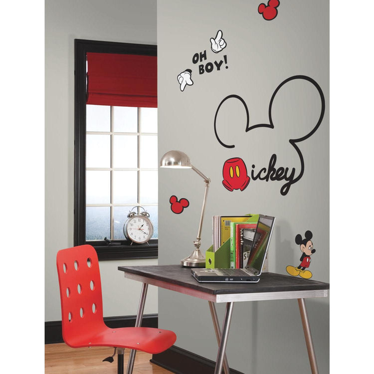 RoomMates. Αυτοκόλλητα τοίχου "Mickey υπογραφή".