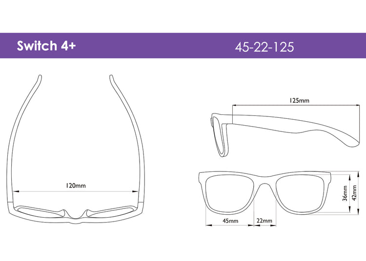 REAL SHADES. Switch sunglasses for Kids Green/Midnight Blue