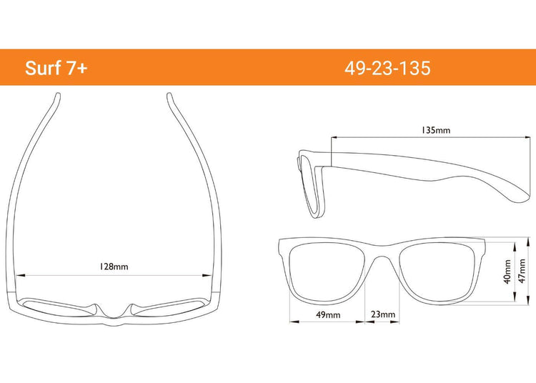 REAL SHADES. Surf sunglasses for Youth Cheetah