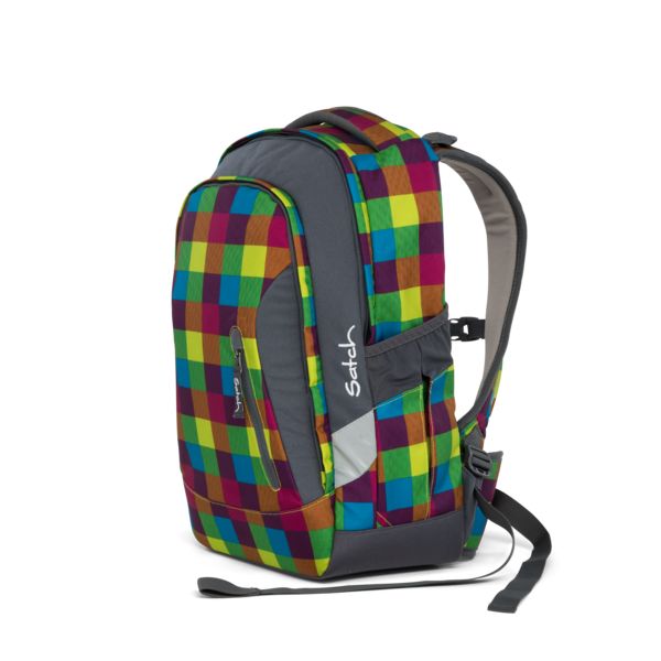 SATCH. Backpack Beach Leach (Plaid Multicolor)
