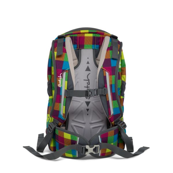 SATCH. Backpack Beach Leach (Plaid Multicolor)
