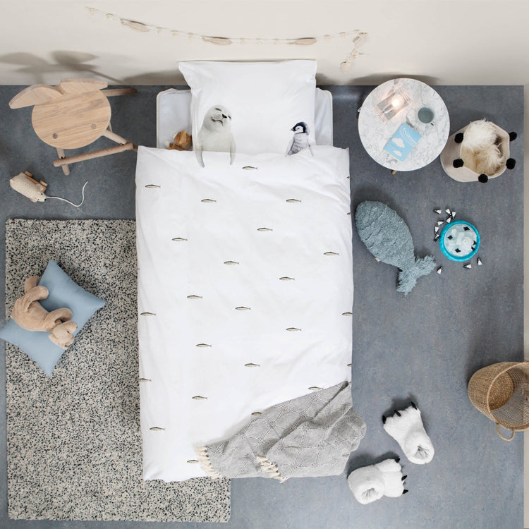 SNURK. Duvet cover set Arctic Friends 140Χ200 - 50Χ70