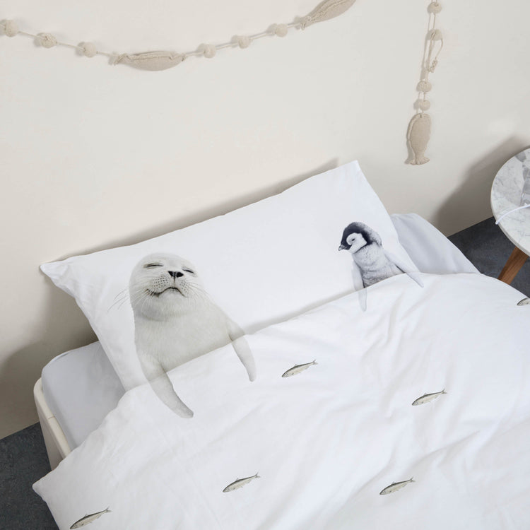 SNURK. Duvet cover set Arctic Friends 140Χ200 - 50Χ70