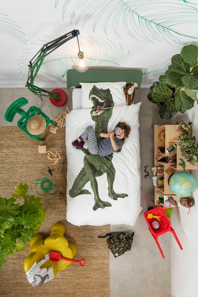 SNURK. Duvet cover set Dino 160Χ220 - 50Χ70