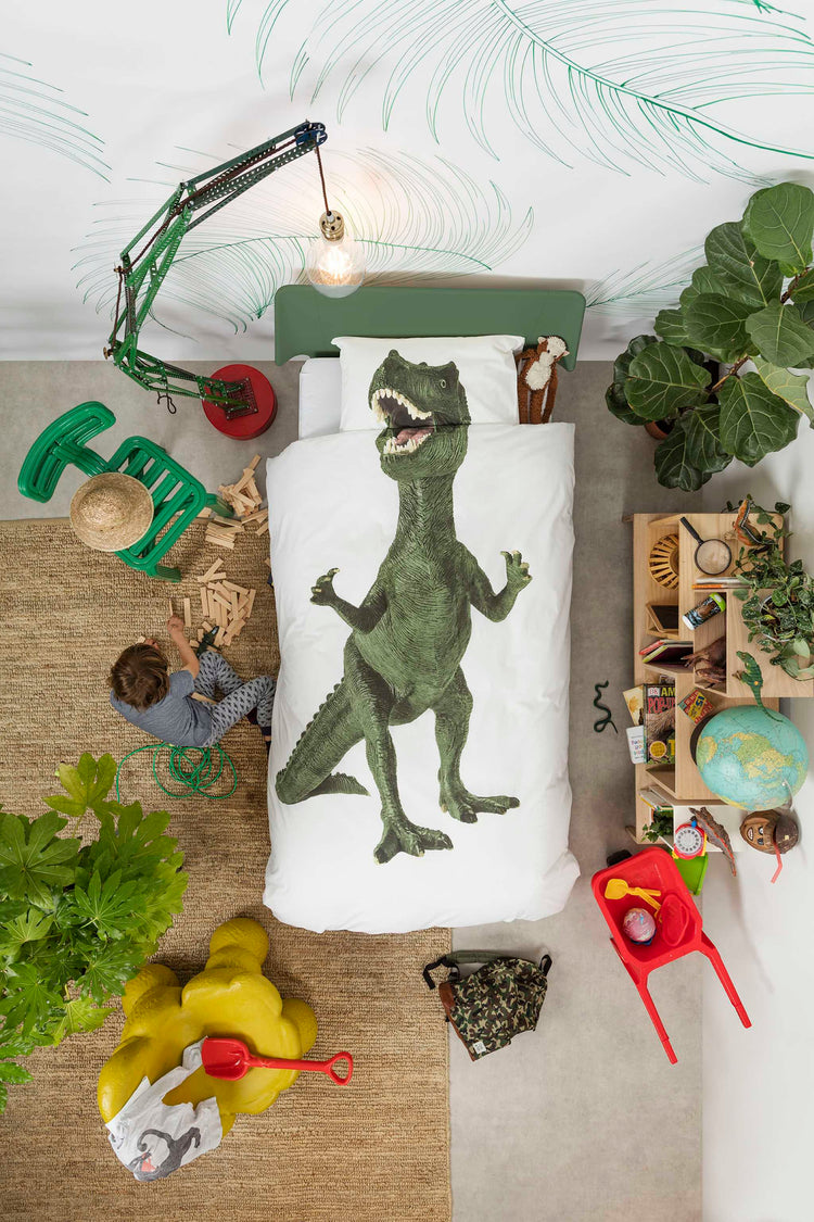 SNURK. Duvet cover set Dino 160Χ220 - 50Χ70