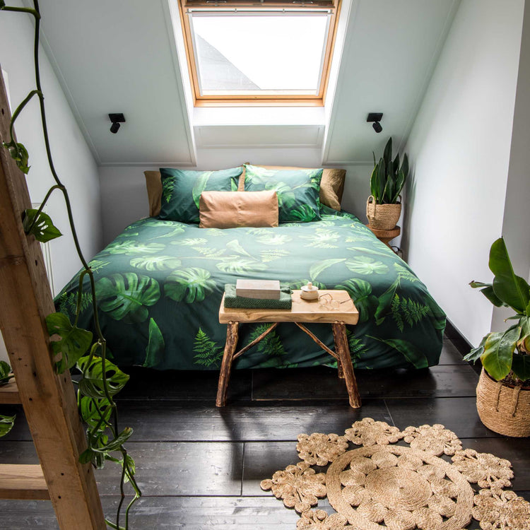 SNURK. Duvet cover set Tropical Forest 140Χ200 - 50Χ70