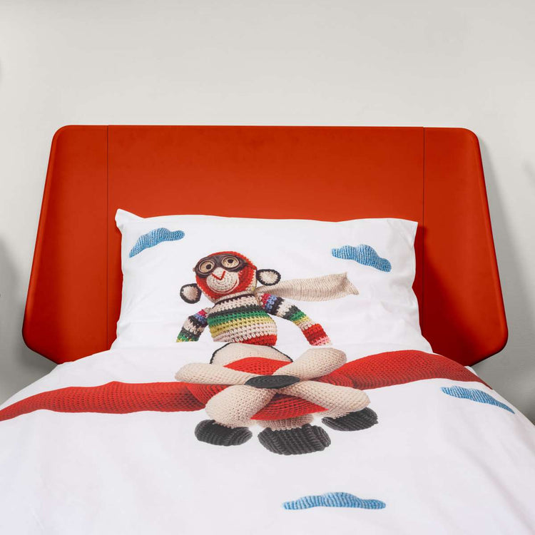 SNURK. Duvet cover set Monkey Pilot 160Χ220 - 50Χ70
