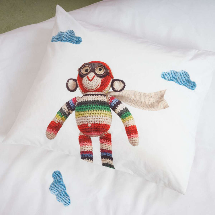 SNURK. Duvet cover set Monkey Pilot 160Χ220 - 50Χ70
